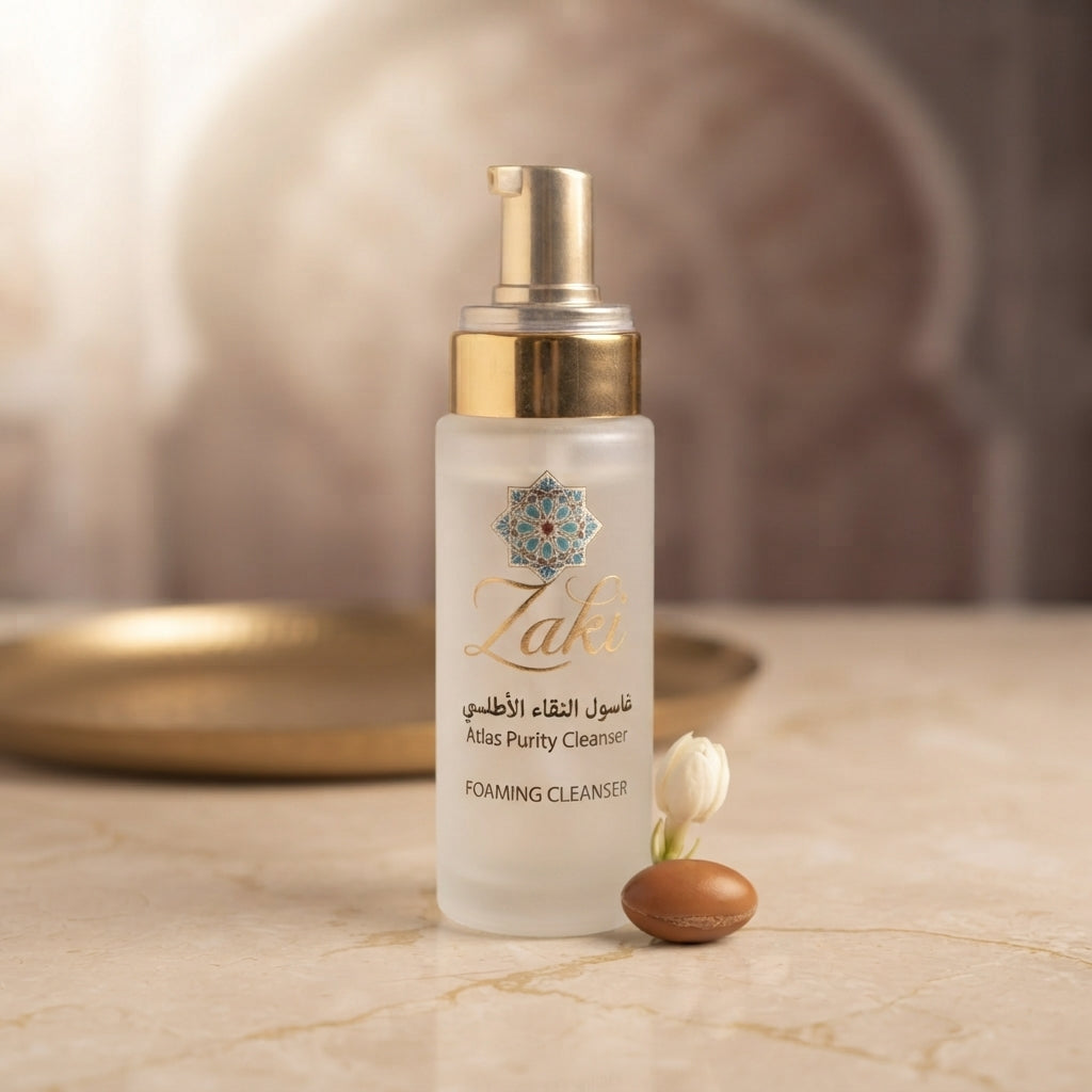 Zaki | Atlas Purity Foaming Cleanser & Argan Elixir Routine