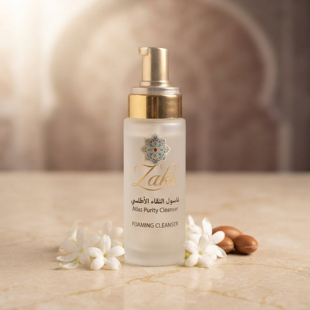 Zaki | Atlas Purity Foaming Cleanser & Argan Elixir Routine