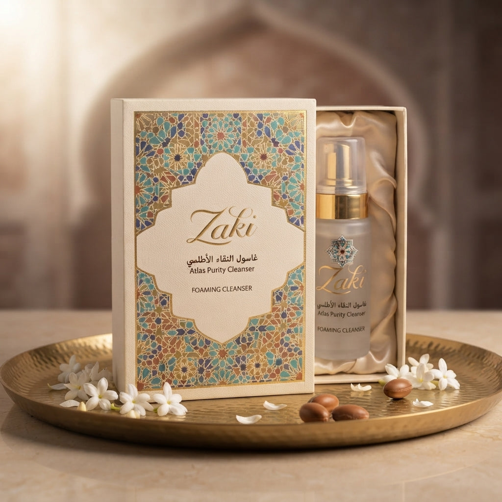 Zaki | Atlas Purity Foaming Cleanser & Argan Elixir Routine